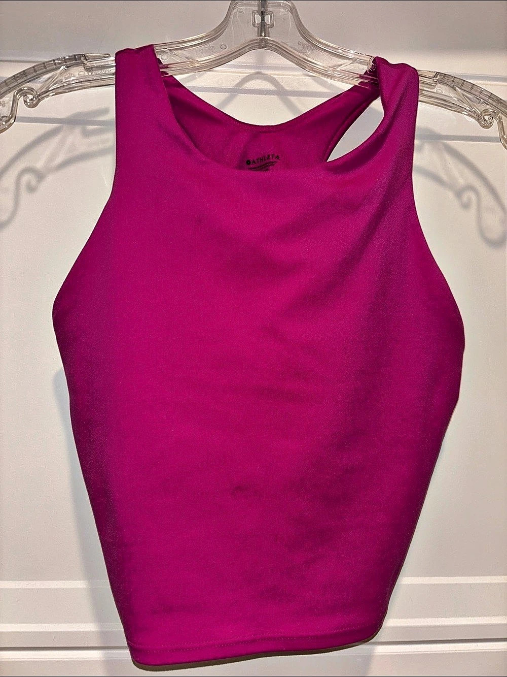 Athleta Conscious Crop Women's Pink Tank Top Medium